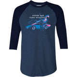 The Wraith Dodge M4S Turbo Interceptor - 3/4 Sleeve Raglan T-Shirt
