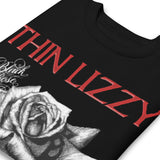 Thin Lizzy Black Rose Jumbo Print Sweatshirt