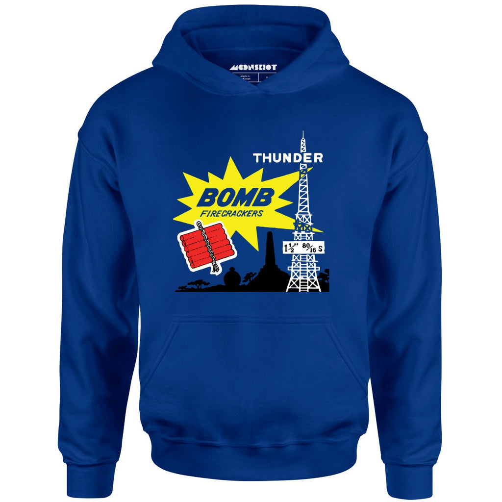Thunder Bomb Retro Vintage Fireworks - Unisex Hoodie