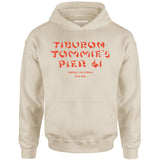Tiburon Tommie's Pier 41 - Tiburon, CA - Vintage Tiki Bar - Unisex Hoodie