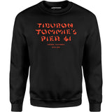 Tiburon Tommie's Pier 41 - Tiburon, CA - Vintage Tiki Bar - Unisex Sweatshirt