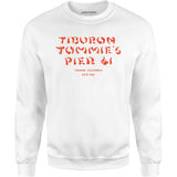 Tiburon Tommie's Pier 41 - Tiburon, CA - Vintage Tiki Bar - Unisex Sweatshirt