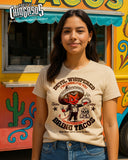 The Devil Whispered Tacos Locos Vintage T-Shirt