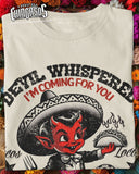 The Devil Whispered Tacos Locos Vintage T-Shirt