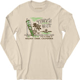 Tiny's Hut - Walnut Creek, CA - Vintage Tiki Bar - Long Sleeve T-Shirt