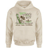 Tiny's Hut - Walnut Creek, CA - Vintage Tiki Bar - Unisex Hoodie