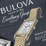 'BULOVA EXCELLENCY' BLACK HEAVYWEIGHT T-SHIRT