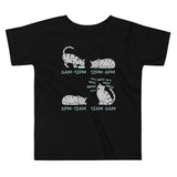 Cat Day Schedule Kid's Toddler Tee