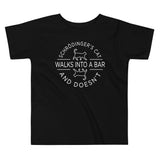 Schrodinger's Cat Walks Into A Bar Kid's Toddler Tee