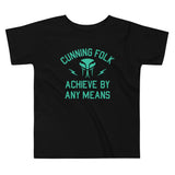 Cunning Folk Achieve By Any Means Kid's Toddler Tee