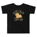 Keep Calm And Capy On Kid's Toddler Tee