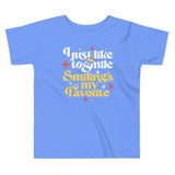 I Just Like To Smile Smiling's My Favorite Kid's Toddler Tee