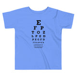 Too Close Eye Chart Kid's Toddler Tee