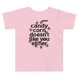 Candy Corn Doesn't Like You Either Kid's Toddler Tee