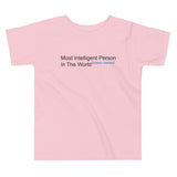 Most Intelligent Person in the World Citation Needed Kid's Toddler Tee
