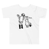 Shhh Coffee First Kid's Toddler Tee
