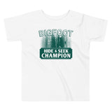 Bigfoot Hide And Seek Champion Kid's Toddler Tee