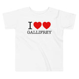 I Heart Heart Gallifrey Kid's Toddler Tee