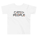 Cats>People Kid's Toddler Tee