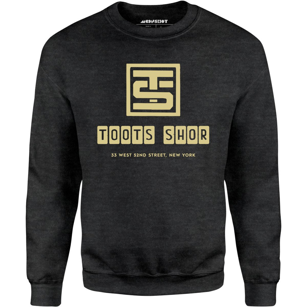 Toots Shor Logo - Manhattan, NY - Vintage Restaurant - Unisex Sweatshirt