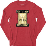 Toots Shor - Manhattan, NY - Vintage Restaurant - Long Sleeve T-Shirt