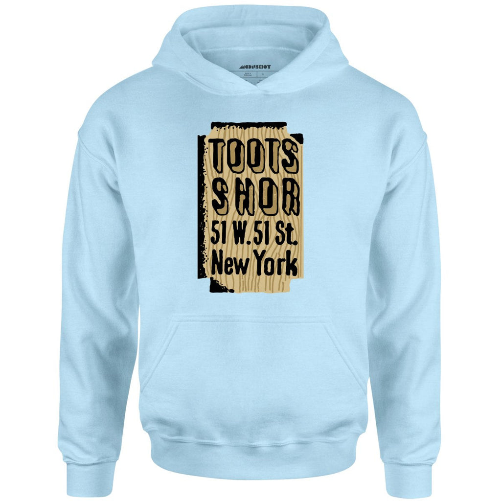 Toots Shor Sign - Manhattan, NY - Vintage Restaurant - Unisex Hoodie