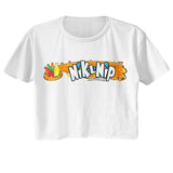 Tootsie Roll - Nik-L-Nip Logo Womens Crop Tee