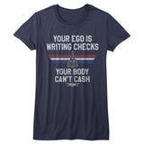 Top Gun Ego Check Womens T-Shirt