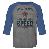 Top Gun Needing Speed Baseball Shirt
