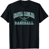 Coastal Carolina Chanticleers Baseball Strike Logo T-Shirt