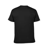 1pc Men'S Cotton Crew Neck T-Shirt with Bat Animation Print - Boho Style, All-Season Casual Fashion, Knit Fabric, Non-Stretch, Regular Fit for Adults