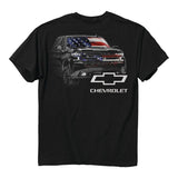 Chevrolet - Silverado Usa T-shirt, Color Options, Gender-free Fashion, Versatile Wardrobe Choices, Menswear Top, Unisex Cotton Classic