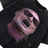 Dwyane Wade Statue Funny Parody Miami Basketball D Wade Lebron James Chris Bosh Custom Graphic Tee T-Shirt Streetwear Vintage