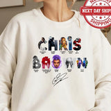 Chr1s Br0wn Words  Best Albums Music Shirt