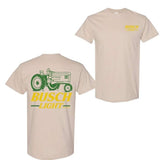Busch Light Tractor 2-Sided T-Shirt, Labor Day, Casual Graphic Round Neck T-shirt for Summer, Beer Party Summer Shirt, Fashion Top for Daily Wear, T shirt For Men And Women