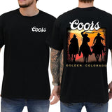 Casual, Coors Cowboy T-shirt Gifts for Him Unisex T-shirt, Full Color, For Men ,Gift For men, Casual.