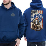 Busch Light, Trump Busch Light Hunting Outdoor Life 2 Sided Hoodie, Sweatshirt, T-shirt - Camo Hunting, Perfect for Outdoorsmen, Unisex for Men and For Women