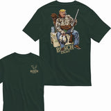 Busch Light, Hunter Trump With Busch Light Beer 2 Siders T-shirt, Perfect For Beer Lovers, Unisex T-Shirt, Cotton, Casual Graphic Trump T-shirt, Unisex T-shirt for Men and For Women