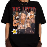 90s Style Concert Music Shirt - Retro Concert Music Shirt Fabric Fit Oversized Top