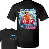 B.u.s.c.h 2024 Chillin Like A Felon Unisex 2-Sided Shirt 2024 Shirt Soft Cotton Shirt, Casual Graphic Round Neck T-shirt for Summer, Beer Party Summer Shirt, Fashion Top for Daily Wear, T shirt For Men And Women
