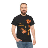 Drake Vintage Hip Hop Rap Shirt Streetwear Music Inspired Shirt For Take Care Fan Casual Classic Cotton Menswear Retro T-Shirt Top Comfy Graphic Smooth Tee Underwear Tshirt Shortsleeve