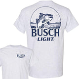 Busch Light T-Shirt, Busch Light, Beer Tee - Busch Light Wildlife 2-sided T-shirt, Casual Graphic Round Neck T-shirt for Summer, Fashion Top for Daily Wear,  For Men, For Women