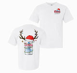 Deer Busch Light Christmas Unisex T-Shirt, Classic Cotton Shirt, Funny Drinking Shirt, Full Colors, For Men, For Women