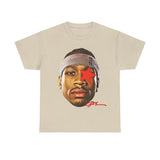 Allen Iverson Inspired Vintage Graphic T-shirt Heavy Cotton Tee Basketball Sreetwear 90s Styled Ai Shirt Hiphop Vibes Y2K Aesthetic Throwback Classic Casual Menswear Retro Top Comfy Day Oversized Smooth Underwear Man Tshirt Streetwear