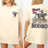 Coors Rodeo Vintage Graphic 2 Sided Shirt, Retro Rodeo T-Shirt, Wild Rodeo Yee Haw Cowboy T-shirt, Cowgirl Comfort Clothing, Cotton Fabric Tshirt, Printed Women's Top, Casual Womenswear, Drink Shirt