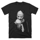 Art the Clown Middle Finger, Terrifier Funny Halloween T-shirt, Terrifier 3 Tee, Gift for Halloween, New Scary Movie Terrifier Halloween, Vibes