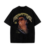 Deion Sanders - Prime Time We Coming Coach Prime Vintage Graphic T Shirt Crewneck Cotton