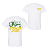 Busch Light Tractor 2-Sided T-Shirt, Labor Day, Casual Graphic Round Neck T-shirt for Summer, Beer Party Summer Shirt, Fashion Top for Daily Wear, T shirt For Men And Women