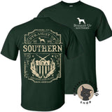 by Straight Up Southern T-Shirt - by Straight Up Southern - Summer Outfits, Regular Fit Short Sleeve Crew Neck T-Shirt for Men, Casual Comfy Knitting Top for Summer