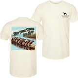 Duck hunting T-Shirt - Summer Outfits, Regular Fit Short Sleeve Crew Neck T-Shirt for Men, Casual Comfy Knitting Top for Summer
